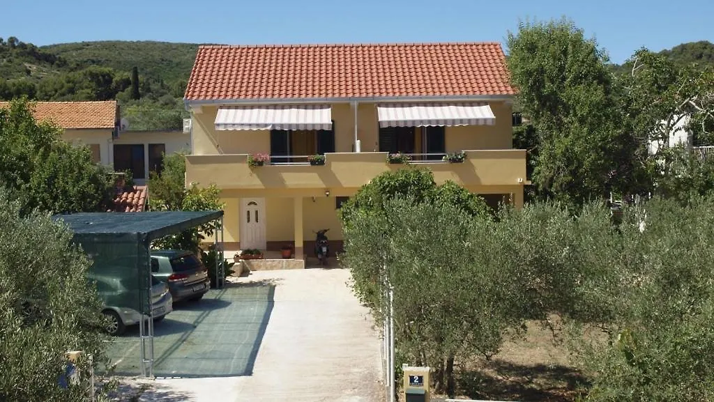 Apartment In Slatine With Sea View, Balcony, Air Conditioning, Wi-Fi 0*,